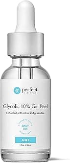 Glycolic Gel Peel - Enhanced with Retinol and Green Tea Extract (10% Strength)