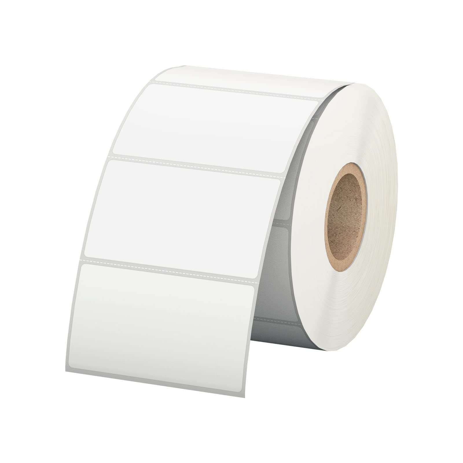 2.25" x 1.25" White Direct Thermal Labels, Replacement for Self-Adhesive Address Shipping Barcode Thermal Stickers, Compatible with Rollo & Zebra Thermal Label Printer(1 Roll, 1000 Labels)