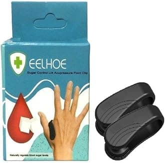 HUBTURE Sugar Control LI4 Acupressure Point Clip – Lightweight Headache, Migr...