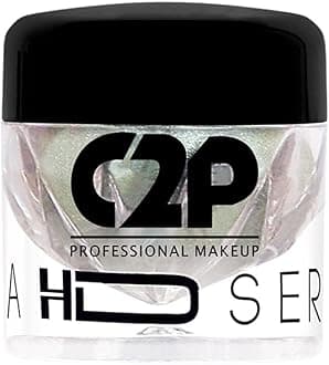 C2P Pro Eyeshadow Pigment for Eye Makeup - 2g | Long-Lasting and Highly Pigmented Loose Precious Pigments with Metallic Effect | Cosmetics For Women and Girls,Rule Breaker 45, 2 grams