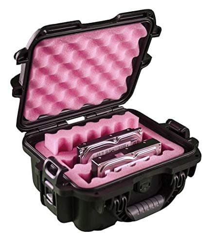 TURTLE 3.5" Hard Drive Waterproof Case - 3 Capacity - Long Slots