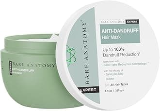 Bare Anatomy EXPERT Anti-Dandruff Hair Mask Targets Oily Scalp And Sheds Dry Flakes 250g