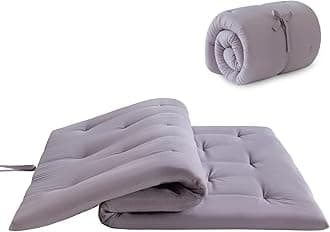 Japanese Floor Mattress, Futon Mattress Full Size 54"x 80", 2.56" Thicken Tatami Mattress, Portable Foldable Floor Bed, Roll Up Futon Cushion, Suitable for Camping Guest Room Dormitory (Grey)