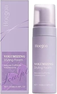 Volumizing Styling Foam, Hairdressing Styling for Fine, Flat and Thinning Hair, Moisturizing Care Foam Styling Mousse Creates Natural Air, Fluffy and Durable Stability, 100ml/3.38fl oz