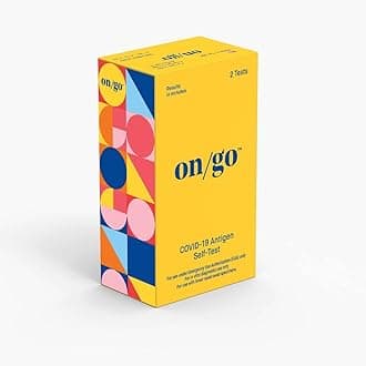 On/Go at-Home COVID-19 Rapid Antigen Self-Test, Bulk Pack: 20 Box Multipack, 2 Tests per Box, Test Results in 10 Minutes, FDA Authorized