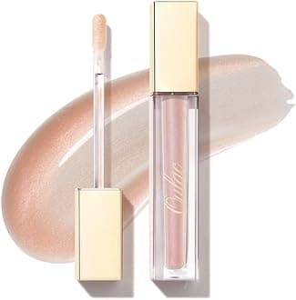 Oulac Clear Liquid Lipstick-Lip Gloss with Mirror Finish Moisturizing & Reduce Fine Lines Lip Oil Refuse Chapped Lips Non Sticky Lip Gloss for Girls Women, 4.5ml/0.15fl.oz,(C01)
