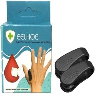 PACK OF 5 Sugar Control LI4 Acupressure Point Clip | Headache, Migraine &Tension Relief | Light Weight