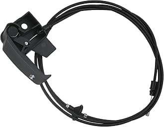 Hood Release Cable Pull Handle Assembly 15142953 912-017 Compatible with 1999-2007 Chevy Avalanche Silverado Suburban Tahoe, GMC Sierra Yukon, Cadillac Escalade Pickup Truck