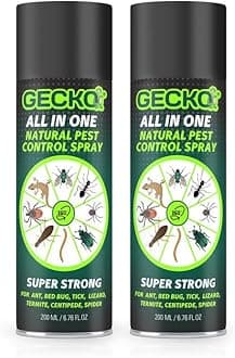 Gecko Home Repellent Control | 100% Natural | Just Repel Easy to Use Non-Toxic (200ML) | Ant, Cockroach, Rat, Lizard, Bed Bugs, Spider (Pack of 2) - FORMULATION 30 X