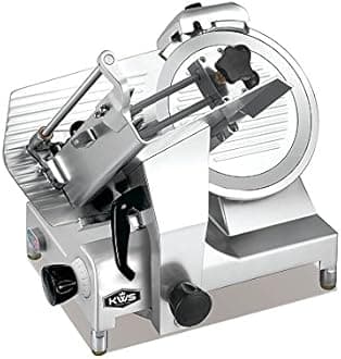 MS-12HP Commercial 450W Electric Meat Slicer + Commercial Grade Carriage