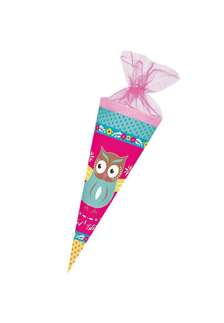 Good Luck Owl School Cone 70 cm Felt