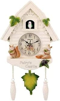 Cuckoo Clock Living Room Wall Clock Bird Cuckoo Alarm Clock Watch Modern Brief Day Time Alarm Children Home Decoration,1