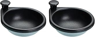 KitchenCraft Non Stick Egg Poacher Cup for Single Egg, Metal, 7 cm (2.8") (Pack of 2)