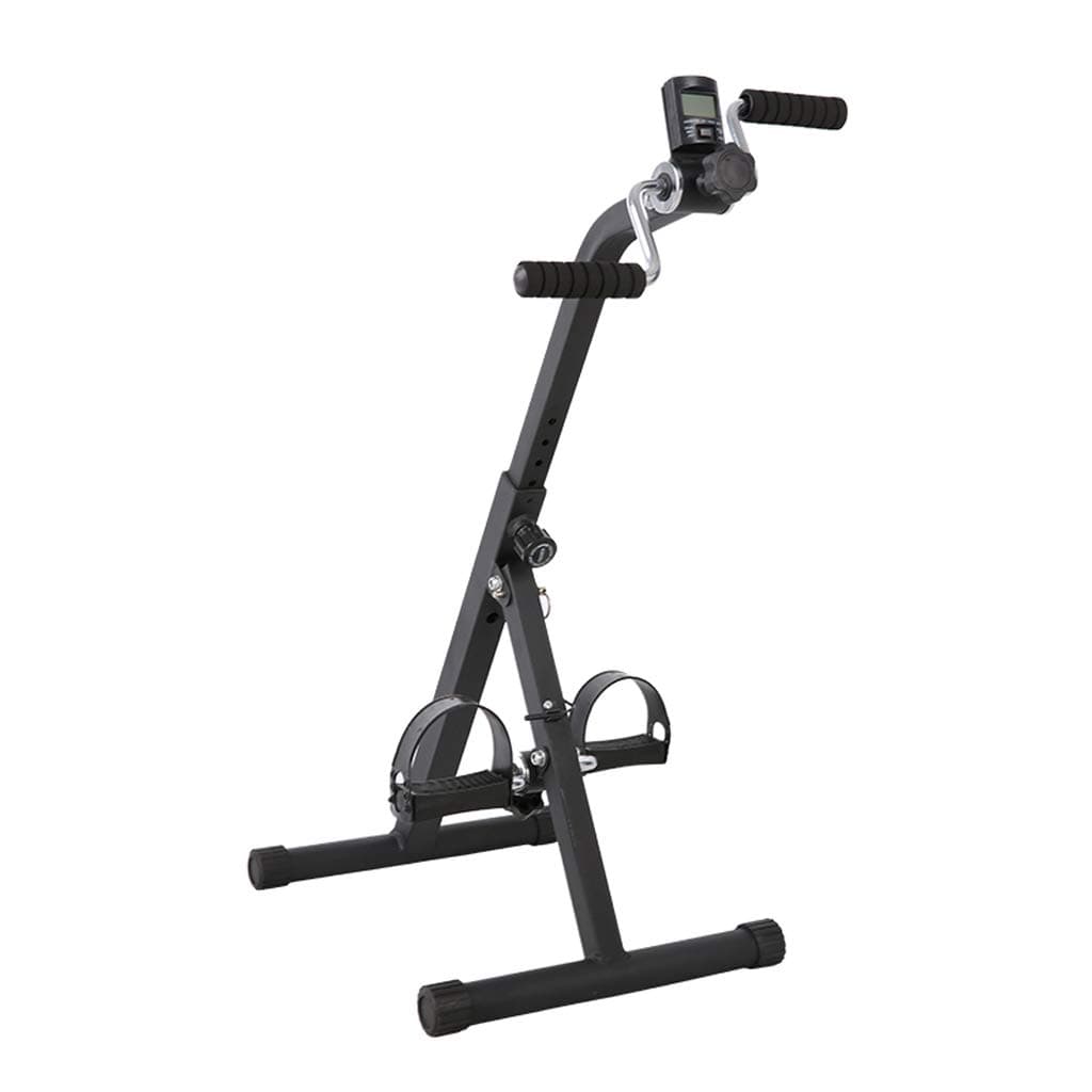Stepper Pedal Exerciser, Folding Pedal Exerciser Portable Mini Exercise Bike Leg Arm And Knee Recovery Exercise With LCD Monitor, For Seniors Elderly