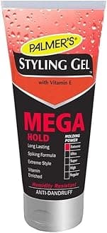 Palmer's Mega Hold Styling Gel-Anti Dandruff formula-Long Lasting Spiking-Vitamin Enriched-Humidity Resistant-Non Sticky-Strengthens Hair-No Paraben, Sulphate,Dyes, Mineral Oil-150 g