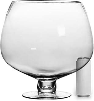 12000 ml Oversized Crystal Glasses Brandy Glasses, Beer Glasses, Bar Wine Surprise Drinkware,4000ml