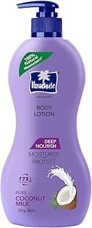 Deep Nourish Body Lotion for Women & Men, Dry Skin, 400ml | Pure Coconut Milk, 100% Natural, 72h Moisturisation