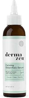 Dermazen Calming Seborrheic Serum for Flaky, Itchy Skin | Steroid-Free, Dermatologist-Recommended | Visibly Reduces Flaking & Soothes Itch | Malassezia-Safe | Scalp, Face & Body - 8 fl oz
