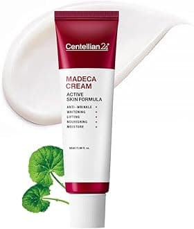 CENTELLIAN 24 Madeca Cream (Season 5, 1.7fl oz) - Centella Moisturizer for Face, Korean Skin Care. Dry, Sensitive Skin. TECA, Centella Asiatica, Madecassoside.