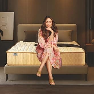 Springfit Pro Activ Back Medium Firm Orthopedic Memory Foam Mattress, White, Single Size, 75x36x6 Inch