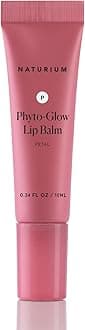 Naturium Phyto-Glow Lip Balm | With Shea Butter & Squalane, Sheer Tinted Colour | 10 ml, Petal
