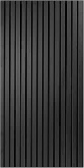 Art3d Acoustic Panels for Wall and Ceiling 4 Wooden Slats Sound Absorbent 3D Panel with Wood Finish Black Covering 2.88㎡
