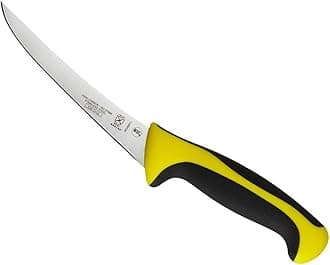Mercer Culinary Millennia Colors Boning Knife, 6-Inch Curved, Yellow