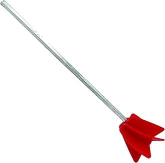 Edward Tools Paint Mixer Drill Attachment - Helix Mixer for 1 Gallon of Paint Epoxy, Resin, Silicone - Consistent Even Flow Stirrer Paddle - Works with all 3/8” and larger drills (1)