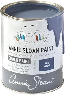 Annie Sloan Chalk Paint® (Old Violet, 1 Litre/33.8 Fl Oz) a unique decorative paint for furniture, cabinets and home décor with no sanding or priming
