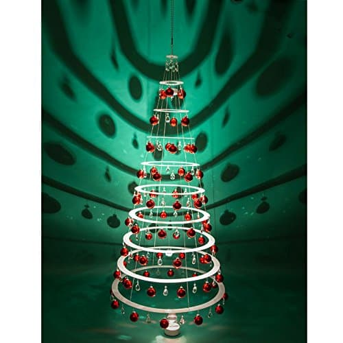 Pre-Lit Modern 7.5 Foot Crystal Christmas Tree