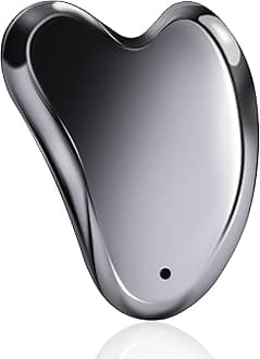 Terahertz Gua Sha Facial Tools Stone for Enhanced Lymphatic Drainage, Reduced Puffiness, Relieved Facial Tension – 100% Natural Terahertz Stone Gua Sha