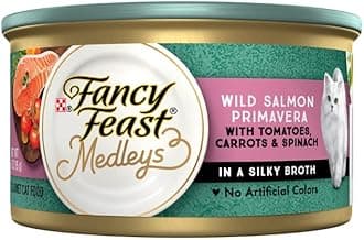 Purina Medleys Wild Salmon Primavera Cat Food, 3 Ounce