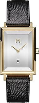 MVMTSignature Square Watches for Women - Premium Minimalist Women’s Watch - Analog, Stainless Steel, 5 ATM/50 Meters Water Resistance - Interchangeable Band - 24mm