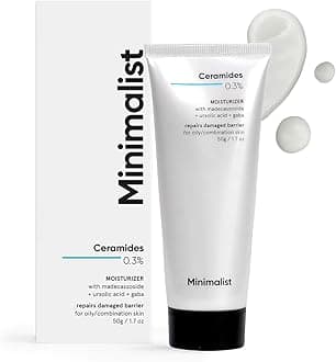 0.3% Ceramide Face Moisturizer For Barrier Repair & Deep Moisturization | Daily Repairing Face Moisturizing Cream | For Oily - Combination Skin | 50g