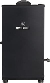 Masterbuilt® - 40" Digital Electric Vertical Smoker with Wood Chip Side Loader, Chrome Smoking Racks and 970 Square Inches Kitchen in Black, Model MB20072918
