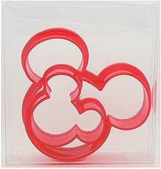 Mickey Mouse Ears Set of 2 Cookie Cutter, Biscuit, Pastry, Fondant Cutter