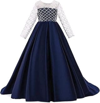 TILISM Net Wedding Maxi Dress for Women