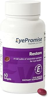 EyePromise Restore Supplement - Complete Macular Health Formula with Zeaxanthin & Lutein for Ocular Nutrition