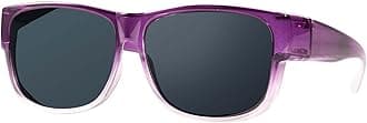 LVIOE Over Glasses Fit-over Sunglasses for Women/Men, Wrap Around Polarised Sunglasses for Driving UV Protection