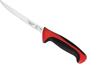 Millennia Color Handle Cutlery 6" Narrow Boning Knife Red