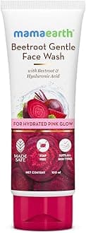 Beetroot Gentle Face Wash&Hyaluronic Acid For Hydrated Pink Glow -100Ml|Gently Cleanses|Hydrates&Soothes Skin|Soap - Free|Non-Irritant|Safe For Skin|Hydrating Gentle Face Wash|Non-Drying