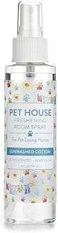 Pet House Freshening Room Spray (120ml) - Air Freshener Neutralises Odour Instantly - Non-Toxic and Allergen Free - Made in the USA - Sunwashed Cotton