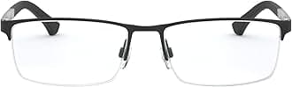Emporio Armani Mens EA1041 Rectangular Prescription Eyewear Frames