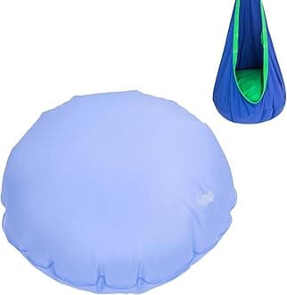 YAERSI Kids Pod Swing Hammock Pod Chair Replacement Inflatable Cushion,Hammock Chair Swing Thicken PVC Inflatable Cushions ，27.5 in Swing Hammock Pod Chair(Blue