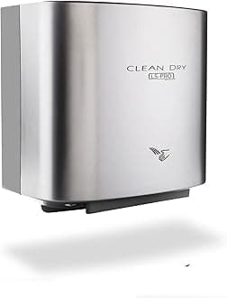 LS-PRO Automatic Hand Dryer for Commercial Bathrooms. High Speed Hot Air, Dry Hands in 7s. No Touch Operation with Infrared Sensor. Easy & Fast Installation. Low Noise 60 dB. 1 year warranty