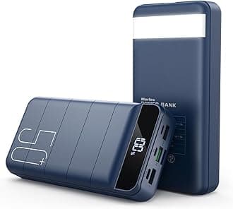 Portable Charger Power Bank 50000mAh Fast Charging 22.5W USB C Battery Pack Charger Portable with 4 Outputs & 3 Inputs High Capacity External Battery Charging Bank for iPhone, Samsung, Galaxy