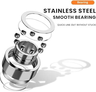 Big Game Surf Spinning Fishing Reel 8000/12000,20KG Drag Power Backlash-Free Bearings,Metal Reel Seat,Zinc Alloy Gear for Saltwater Inshore and Offshore Fishing