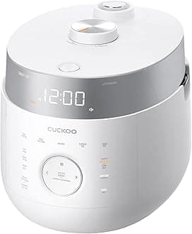CUCKOO Rice Cooker & Steamer with 16 Programmes, Induction, No Pressure Mode, Open Cooking Function, Timer, Non-Stick Stainless Steel Inner Pot (up to 10 People), Keep Warm & Autoclean Function