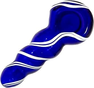 4.5" Gorgeous Tobacco Pipe Set, Collectible Pipe with Cleaner Tamper Tool Black Carrying Case, Complete Pipe Accessories Kit (Clear9)