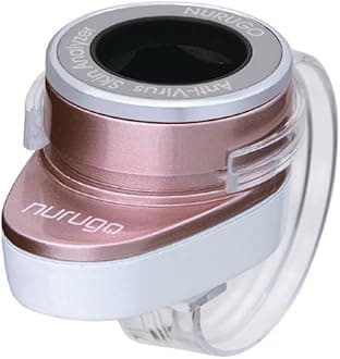 Nurugo Derma Smartphone Skin Scanner(pink) including Brackets for iPhone Checking your Skin, Hair and Hair follicles with the smallest Skin Analyzing Device